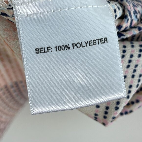 Rose+Olive Womens Plus 2X Button Up Blouse Patchwork Pattern 3/4 Sleeve Shirt - Picture 4 of 10